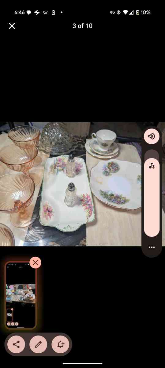 knick knacks china Corning ware