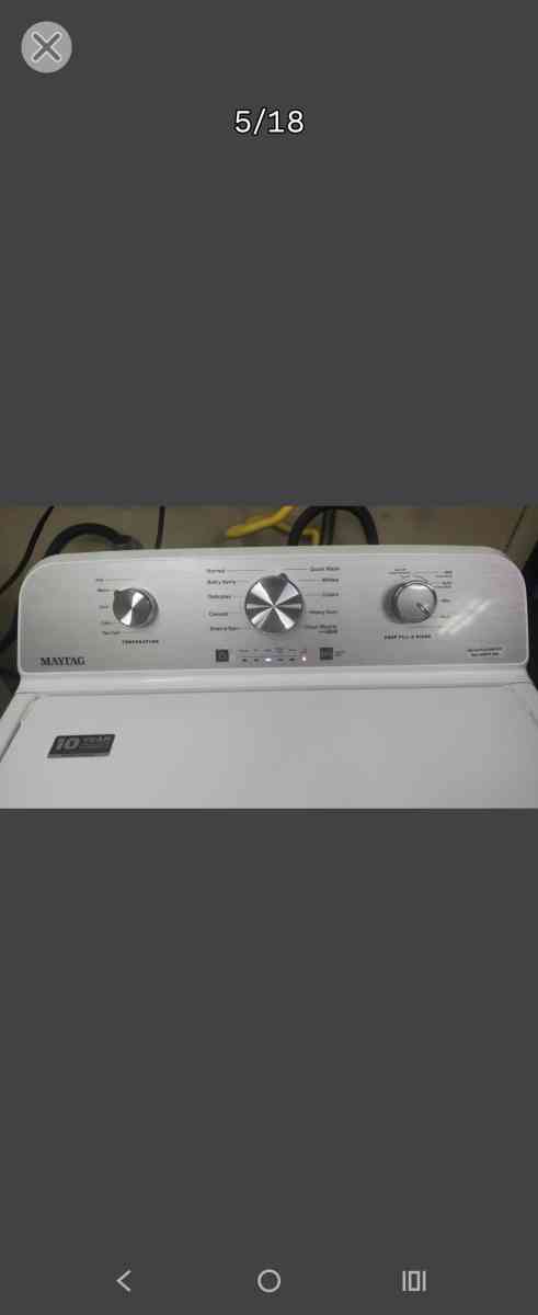 MAYTAG WHITE TOPLOAD WASHER - New Castle, Pennsylvania - FleaMarketBay