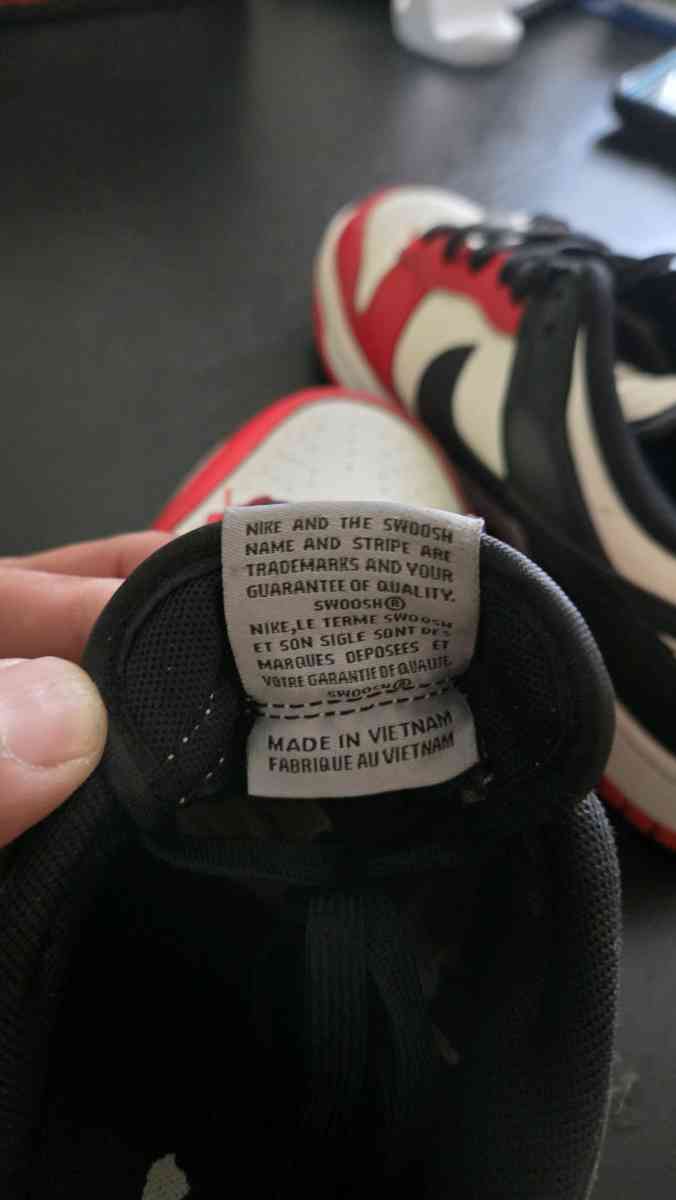 Dunk low chicago size 9