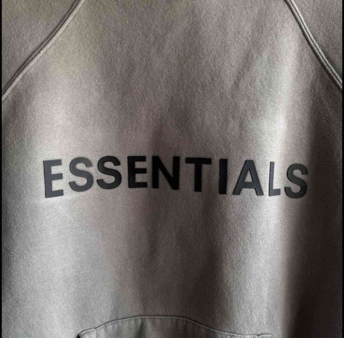 Fog Grey Essentials Hoodie