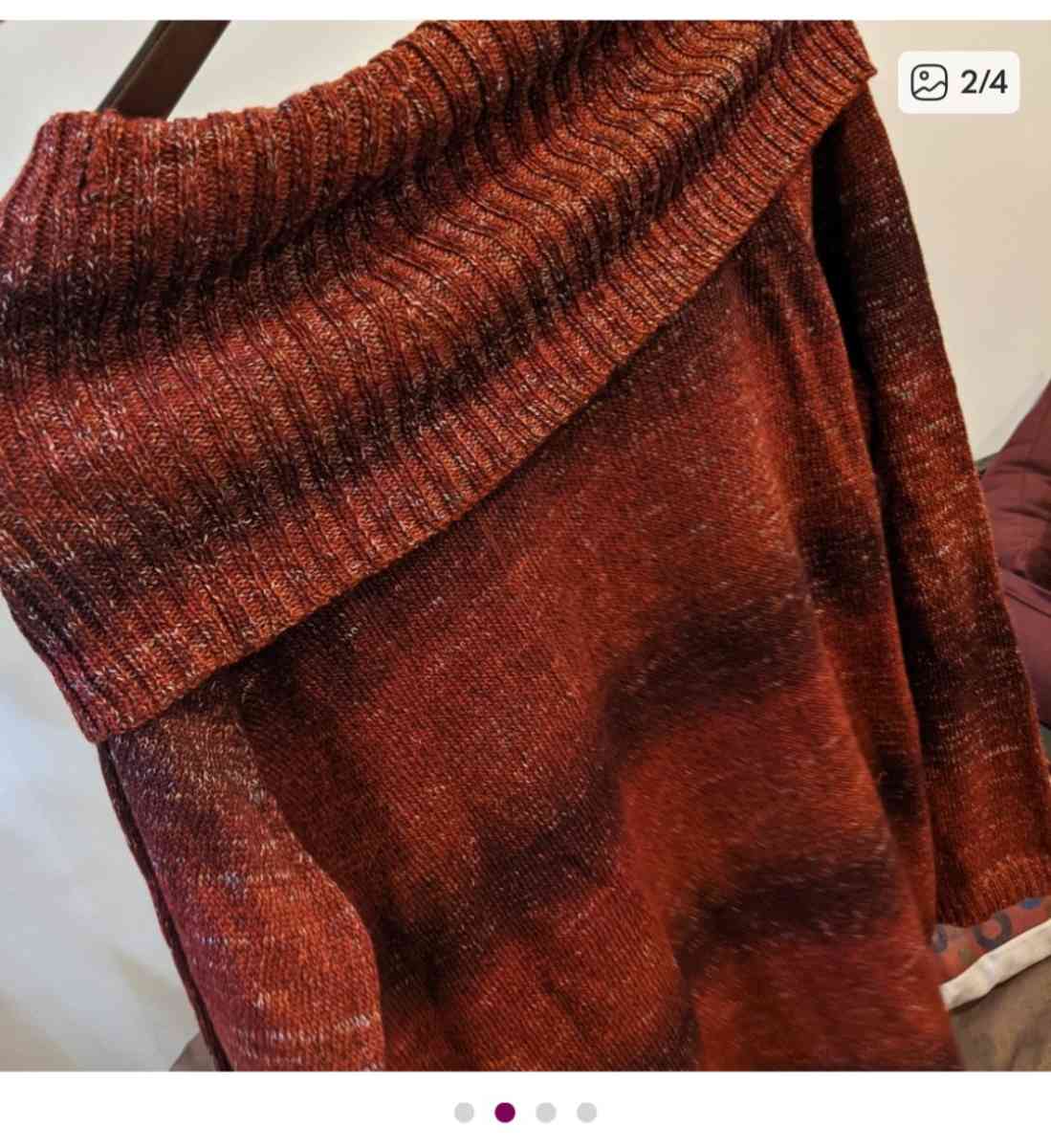 Size 20 womens dark red sweater