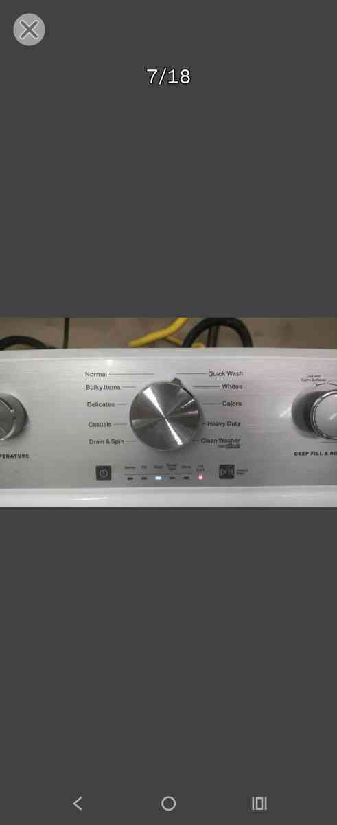 MAYTAG WHITE TOPLOAD WASHER - New Castle, Pennsylvania - FleaMarketBay