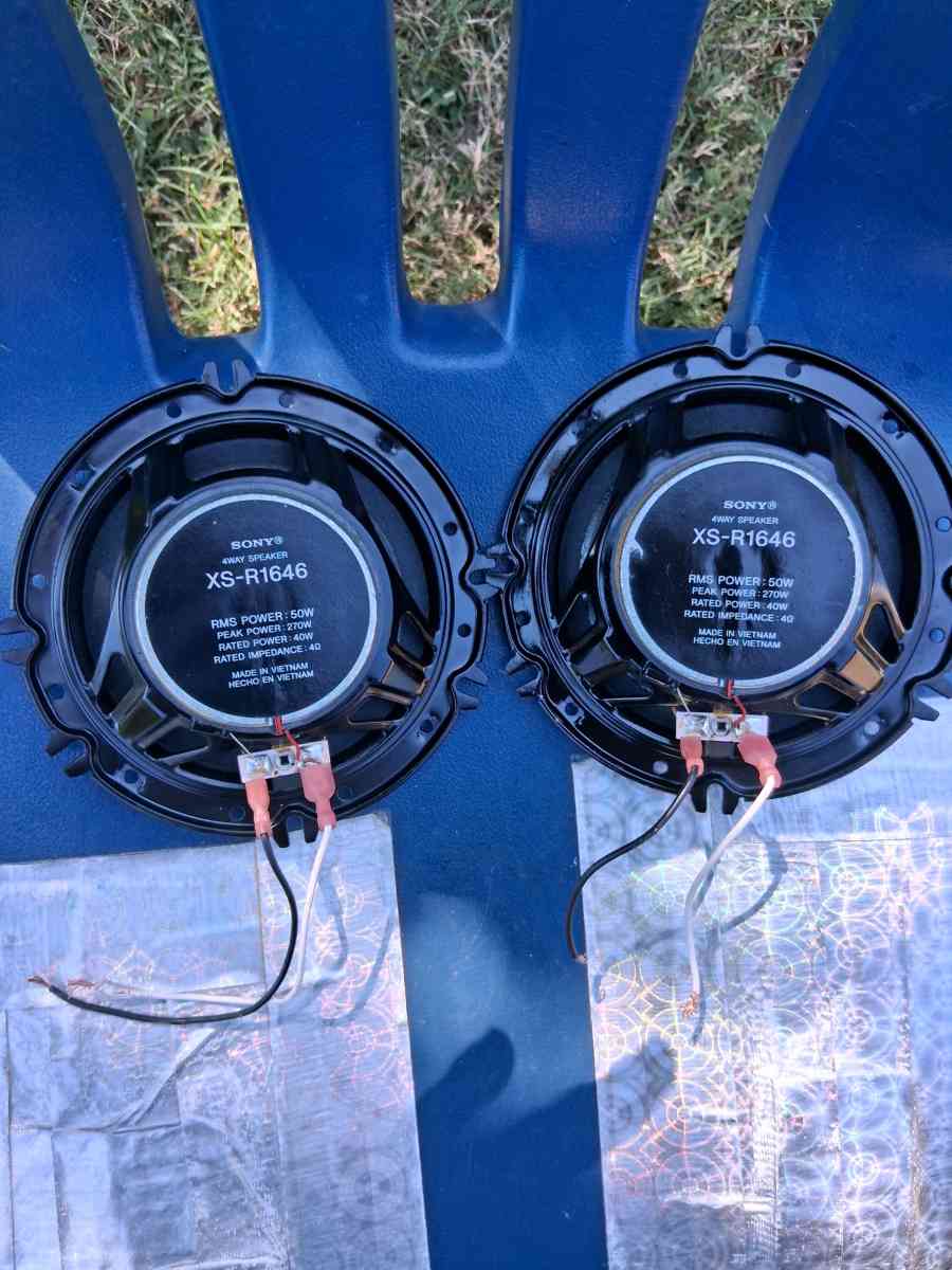 Sony XSR1646 65 4Way Car Speaker  270W Peak 4 - Tulsa, Oklahoma - FleaMarketBay