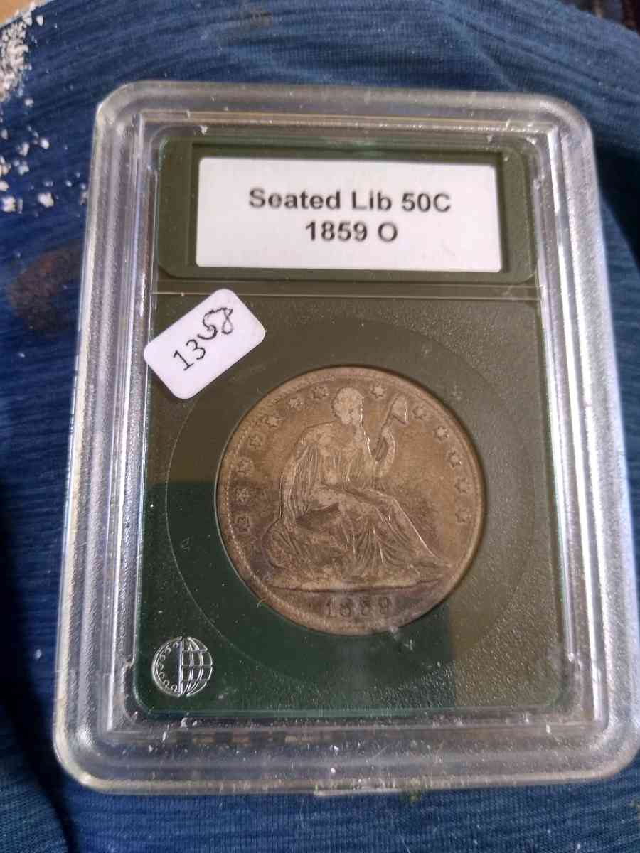 SEATED LIBERTY 50CENT PIECE