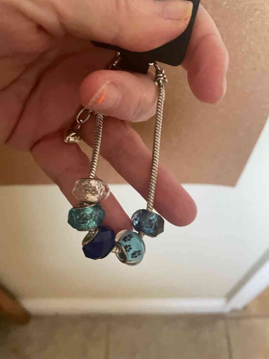 bracelet  silver with its own charms