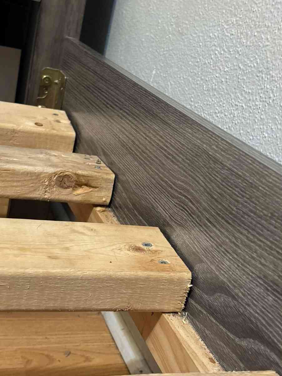 Twinsize Bed Frame with Bookshelf Headboard  275 OBO or best - Statesboro, Georgia - FleaMarketBay