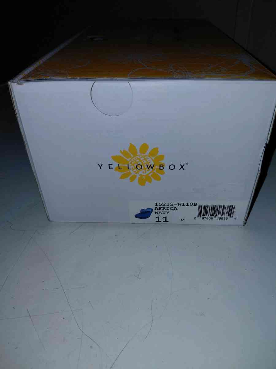 yellow box flip flops - Acworth, Georgia - FleaMarketBay