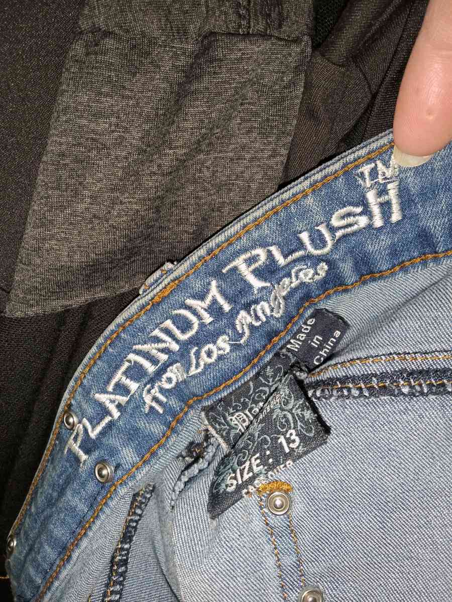 Platinum Plush jeans sz 11 bootcut