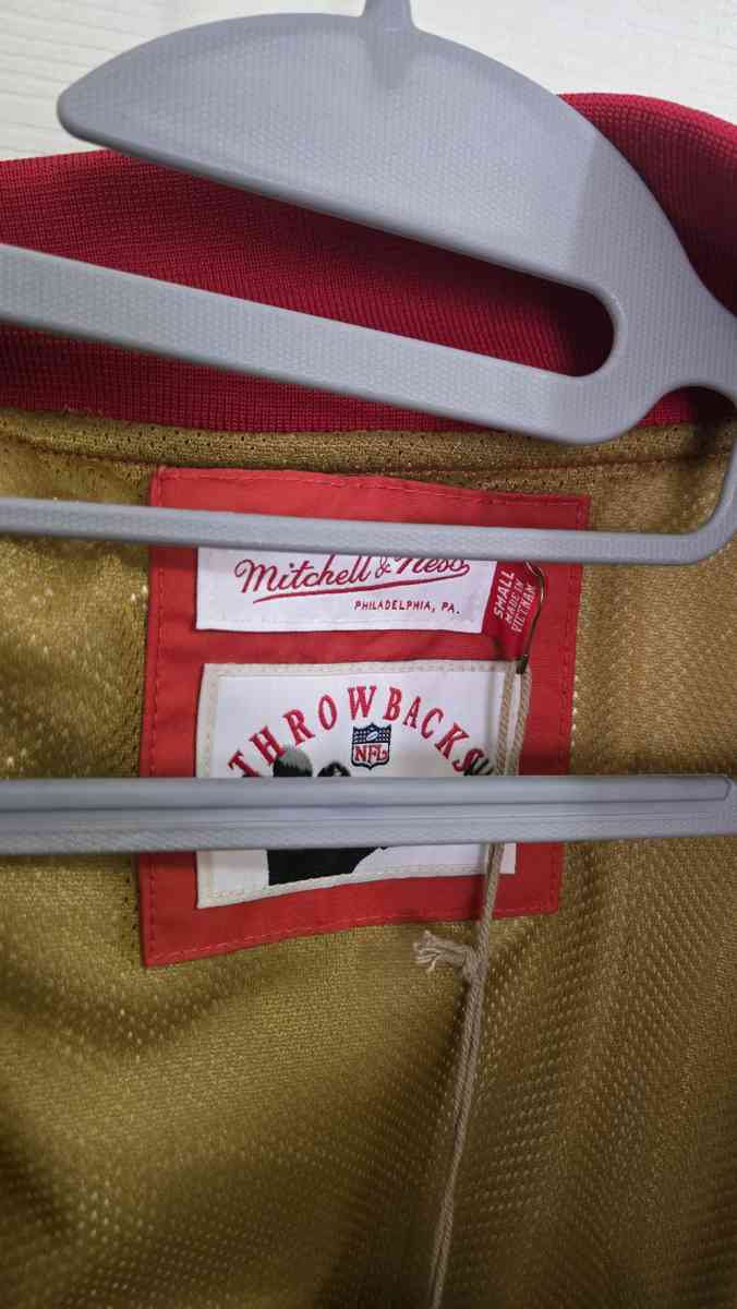 Mitchelle and Ness san Francisco 49ers jacket