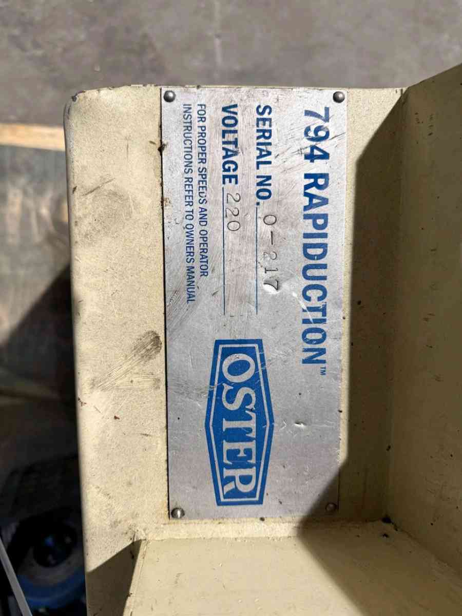 Oster rapiduction pipe threader