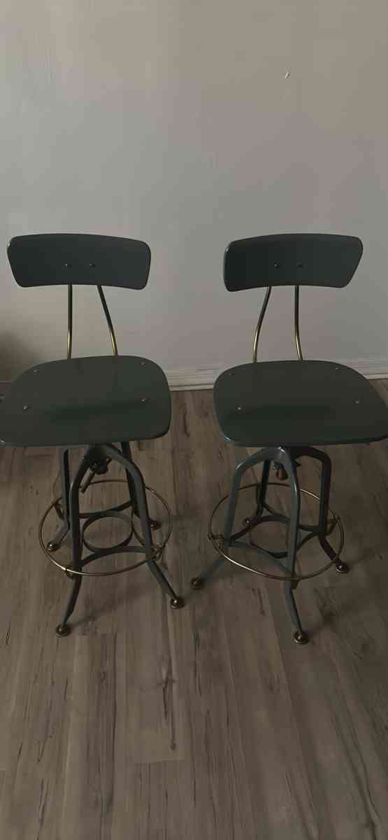 Restoration Hardware Antique Todelo Bar Stools - Philadelphia, Pennsylvania - FleaMarketBay