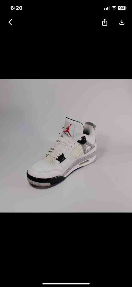 JORDAN 4 white cement - Pilgrim, Kentucky - FleaMarketBay