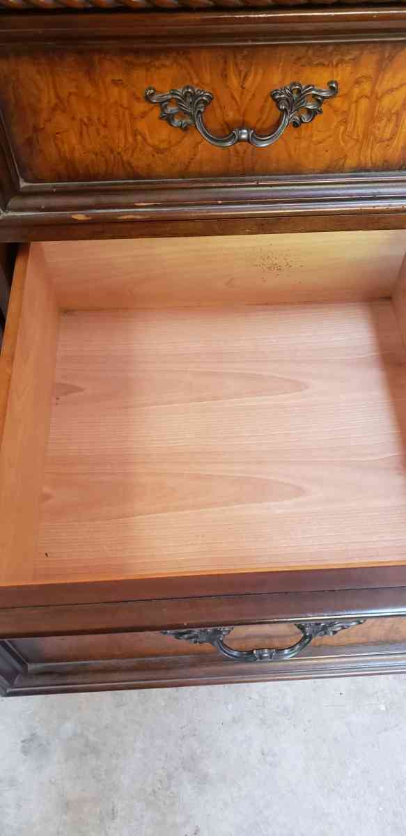 California king bed and Dresser