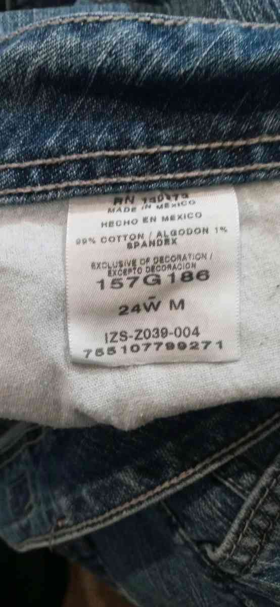 Womens Plus Size Tapered Jeans 24w