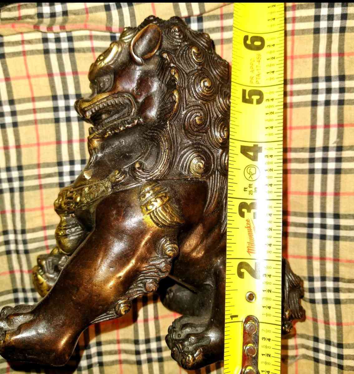 This Chinese Guardian Lion referred to as a Foo Dog or FuDog