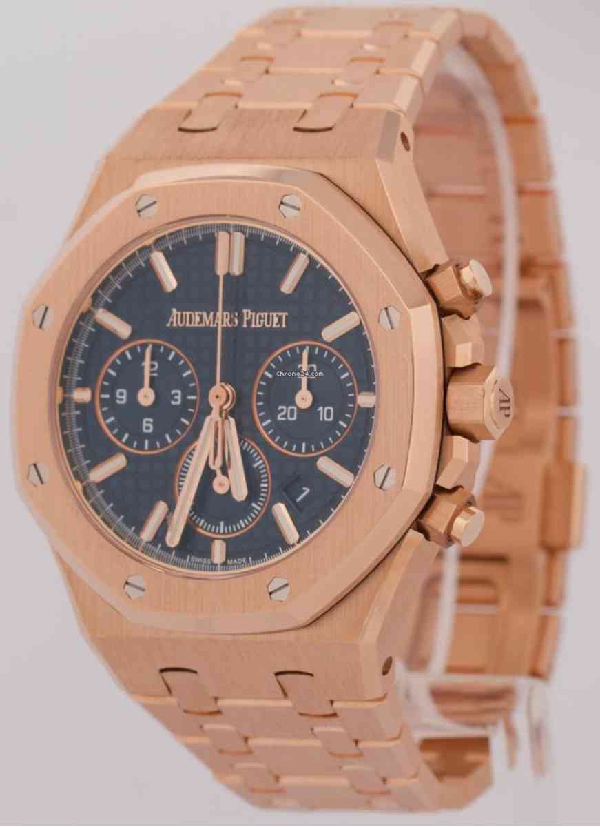 Audemars Piguet Royal Oak Chronograph 38mm  Blue Dial  18K - Bethel, Delaware - FleaMarketBay
