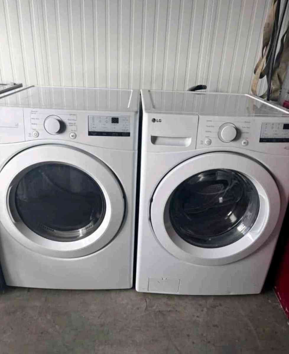washer and dryer