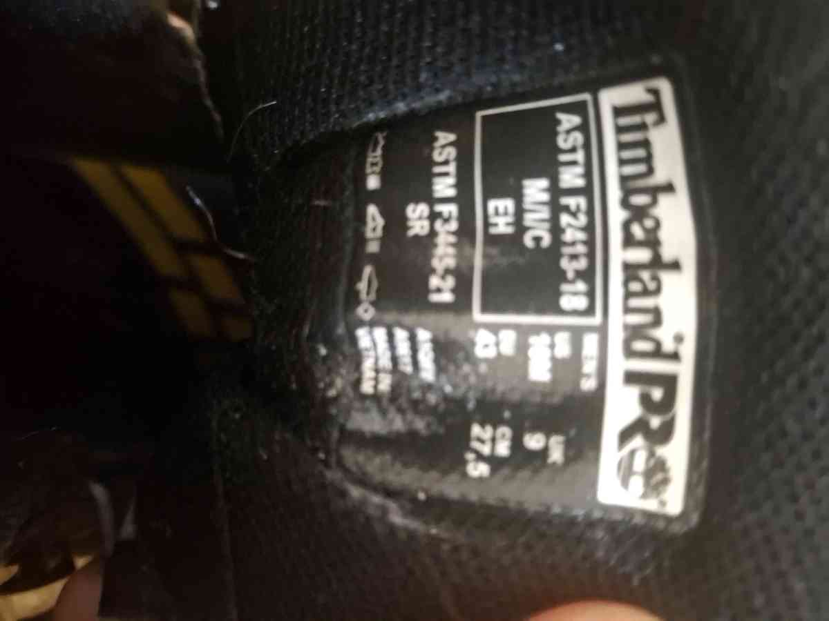Timberland Steel Toe Boots 10 - Syracuse, New York - FleaMarketBay