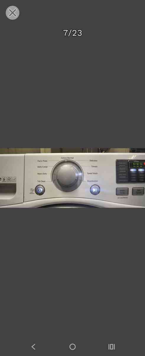 LG Elite White FrontLoad Washer  Gas Dryer Set  Stackable - New Castle, Pennsylvania - FleaMarketBay