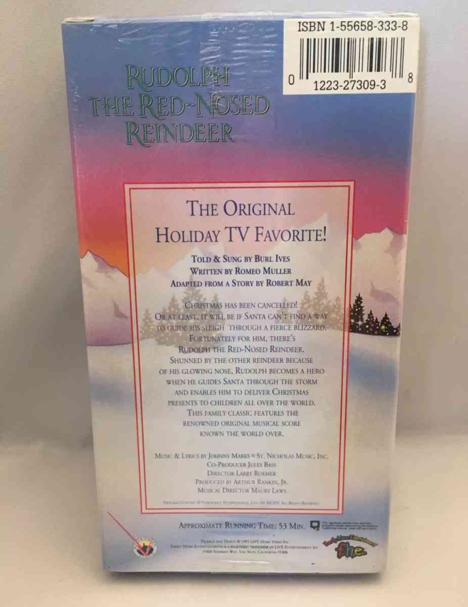 Christmas Classics Series Rudolph the RedNosed Reindeer VHS