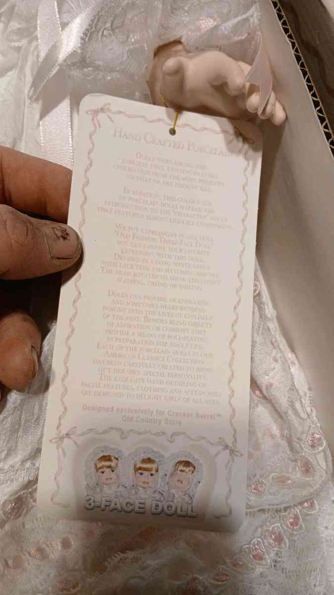 1 3 face porcelain doll