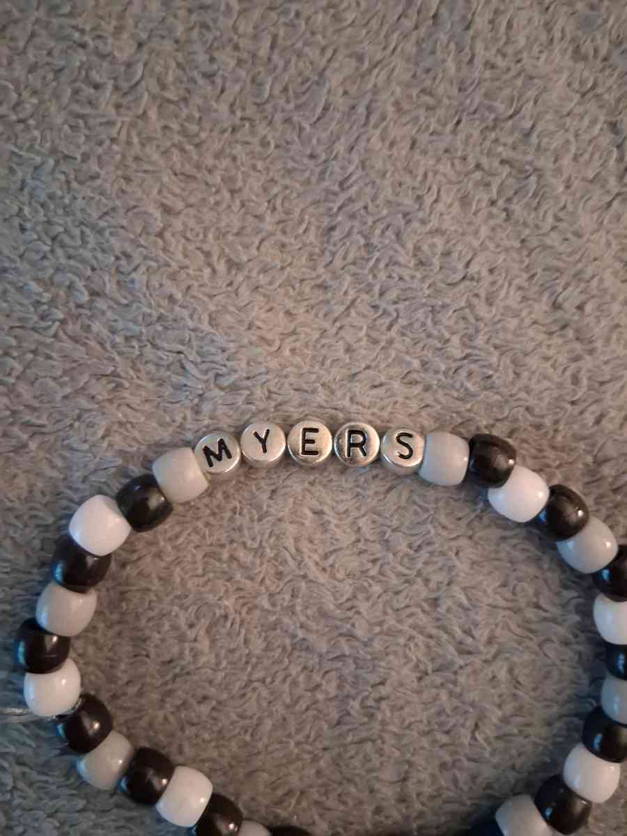 Universal Studios Halloween Michael Myers Pearl Bracelet