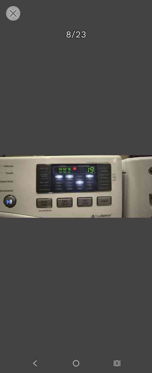 LG Elite White FrontLoad Washer  Gas Dryer Set  Stackable - New Castle, Pennsylvania - FleaMarketBay