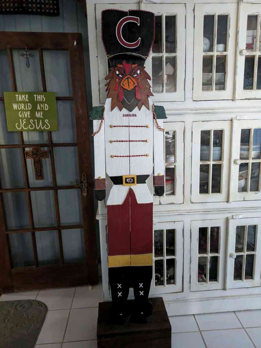 handmade football team nutcrackers