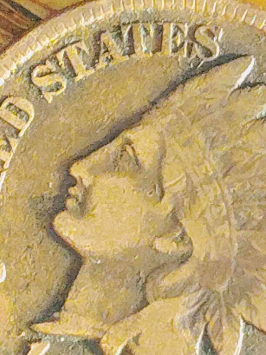 1887 Indian hd cent FULL LIBERTY and MINT ERRORS