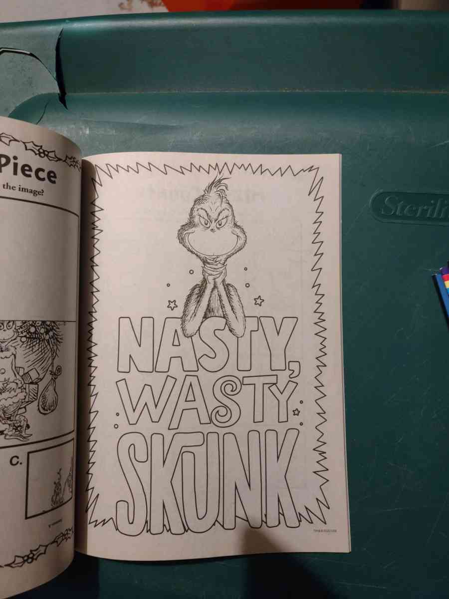 Grinch activity and coloring book - Gary, Indiana - FleaMarketBay