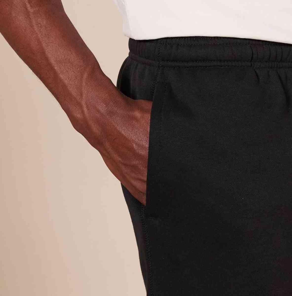 fleece open leg joggers