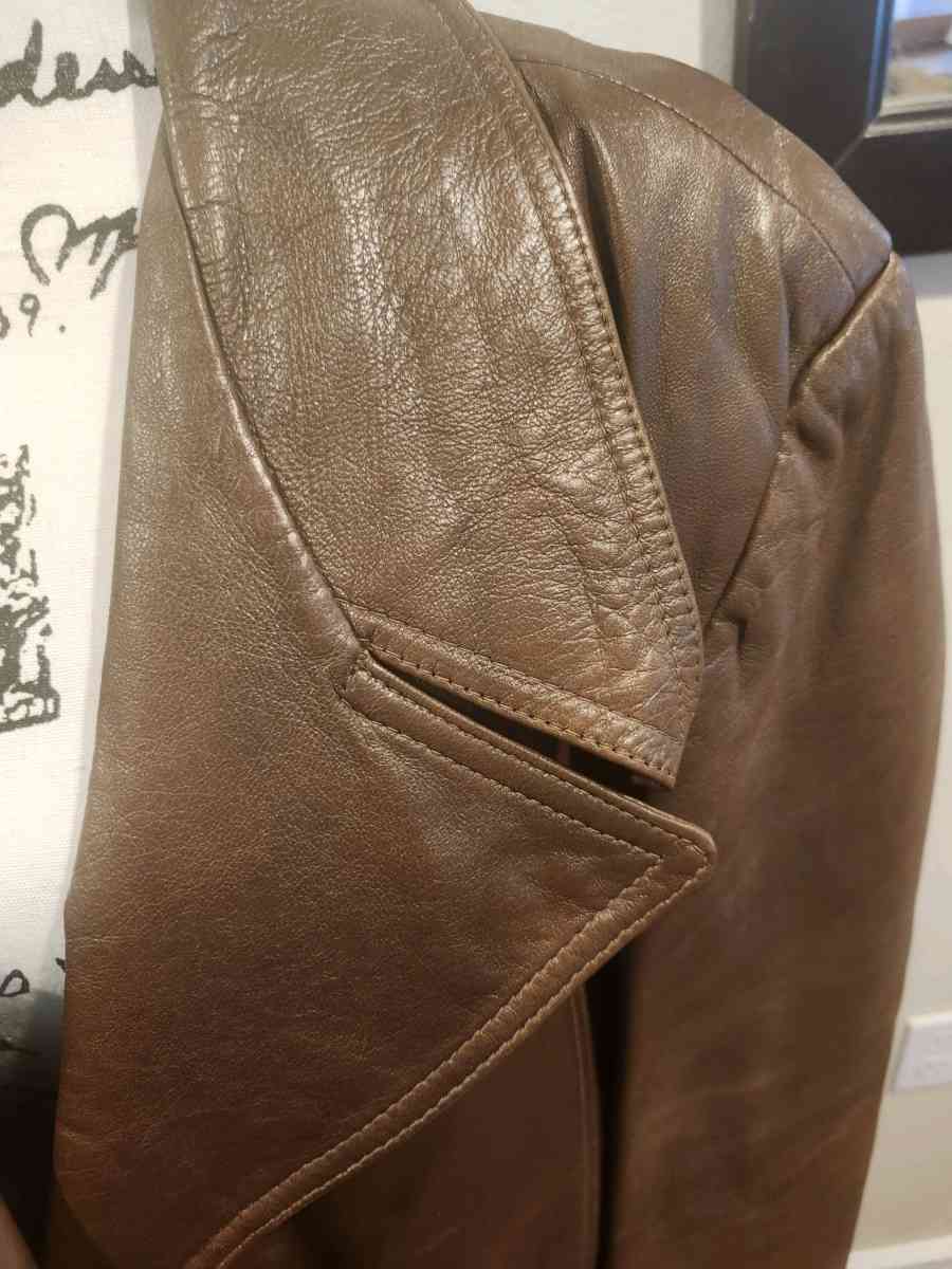 vintage leather jacket