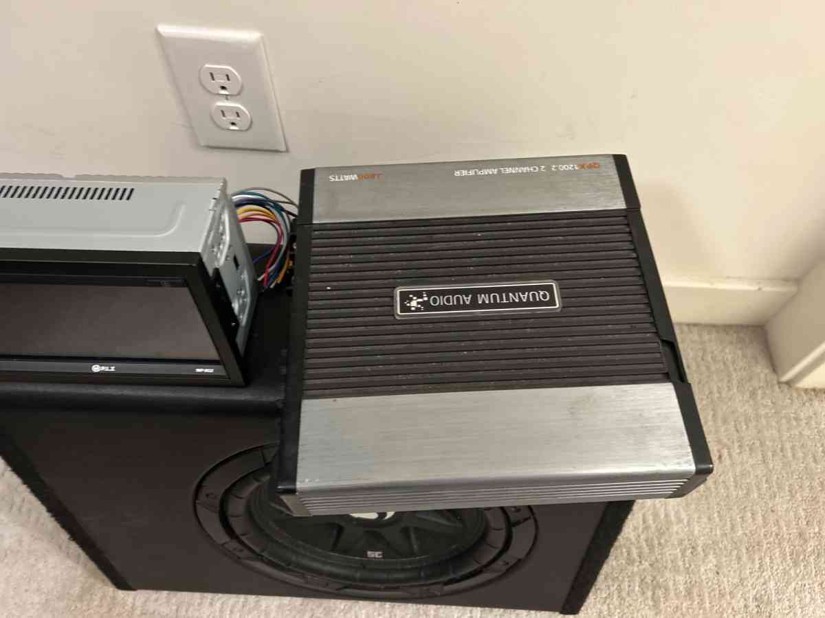 plz radio n 10inkickier amp