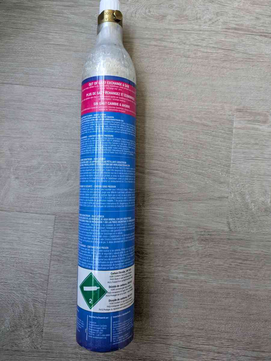 SodaStream 60L CO2 Cylinders Empty