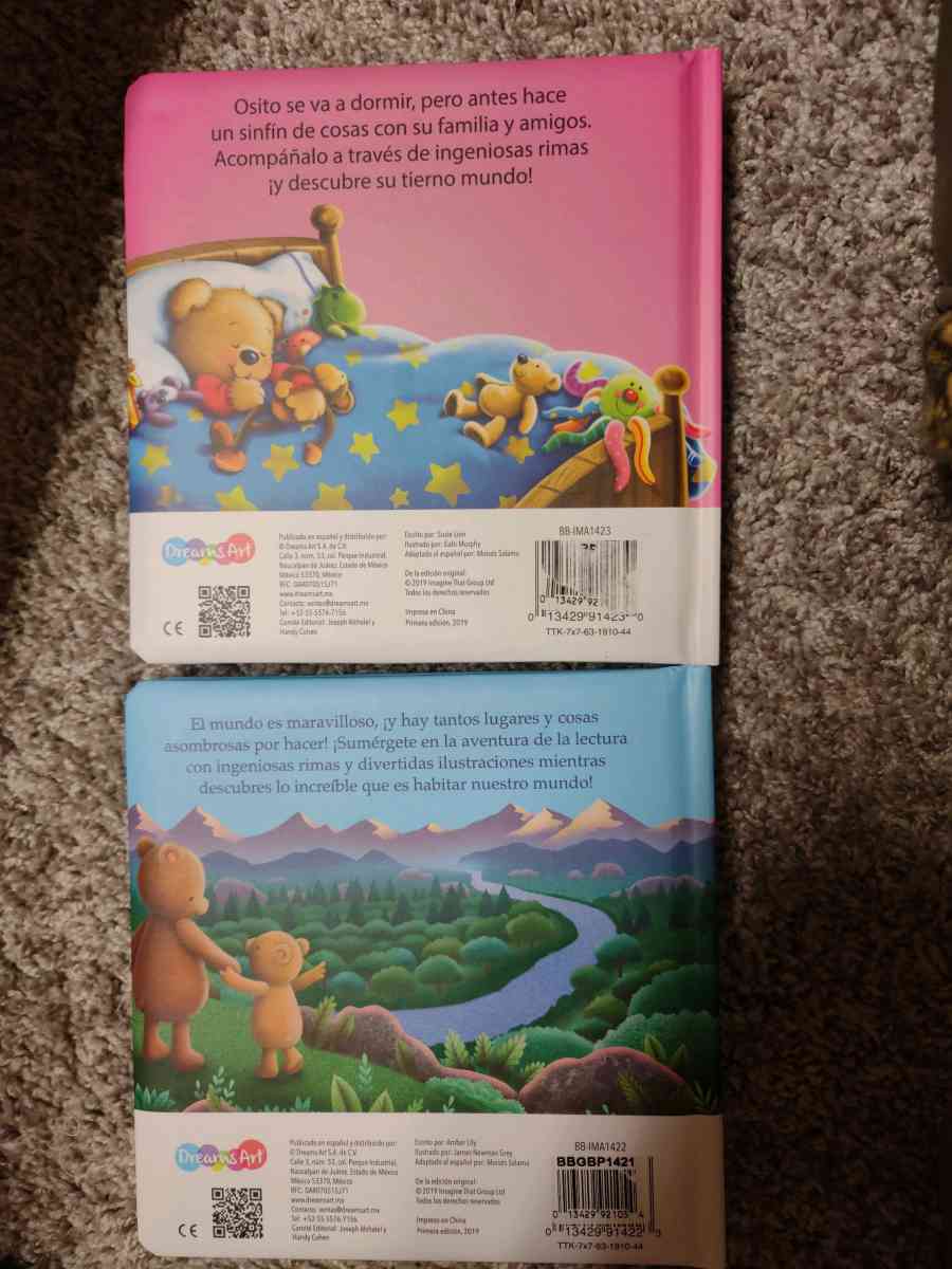 Softcover and Boardbook books in Spanish