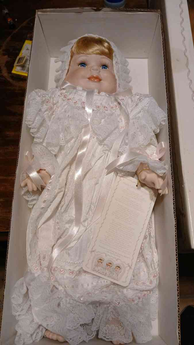 1 3 face porcelain doll
