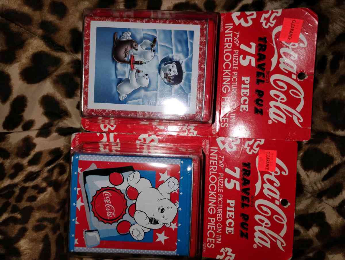 puzzles coca cola collection - Kansas City, Kansas - FleaMarketBay
