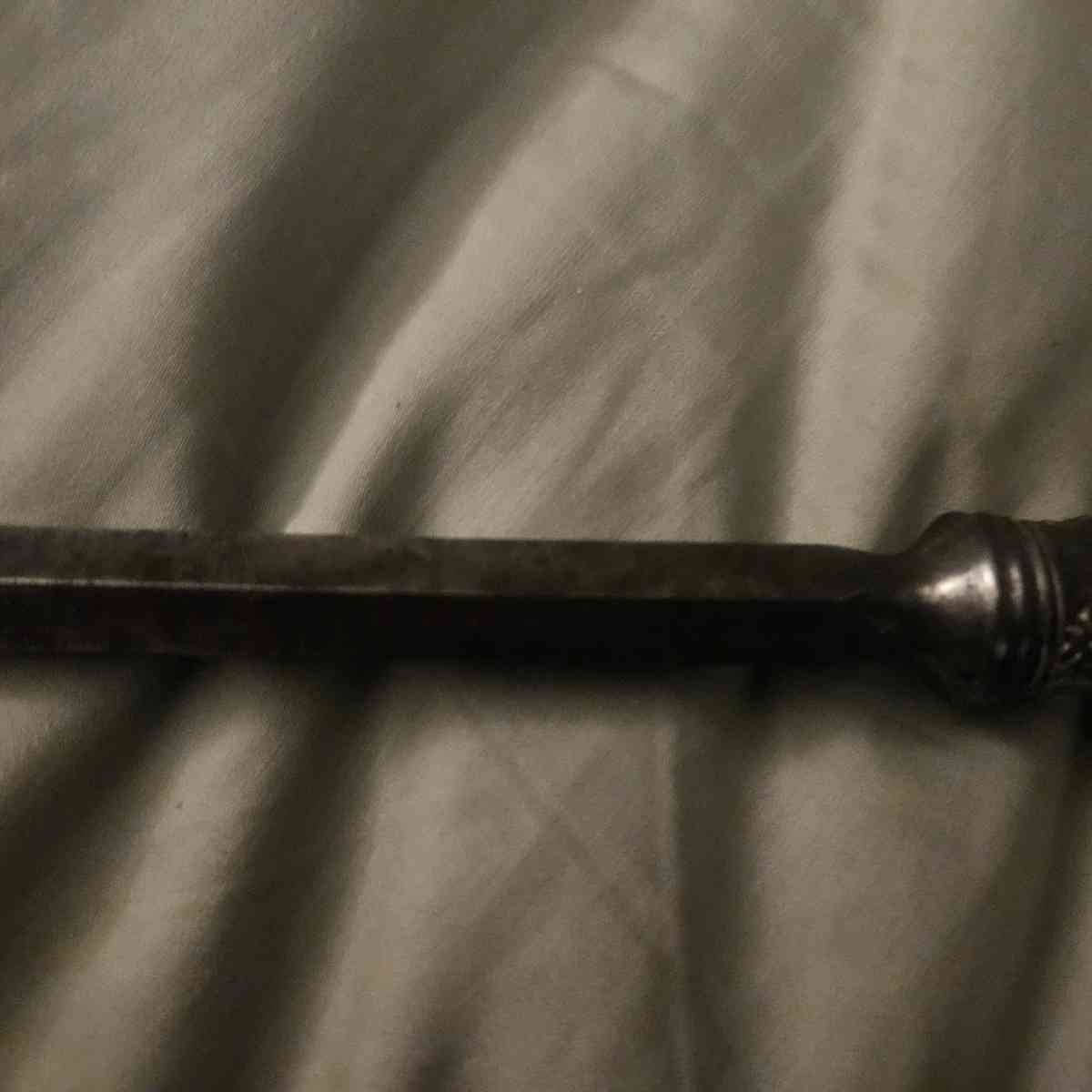 long antler handled sharpener