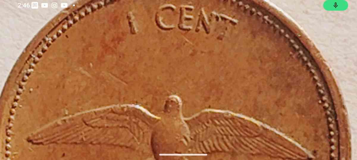 1967 Canada Confederation 100th Anniversary cent w errors