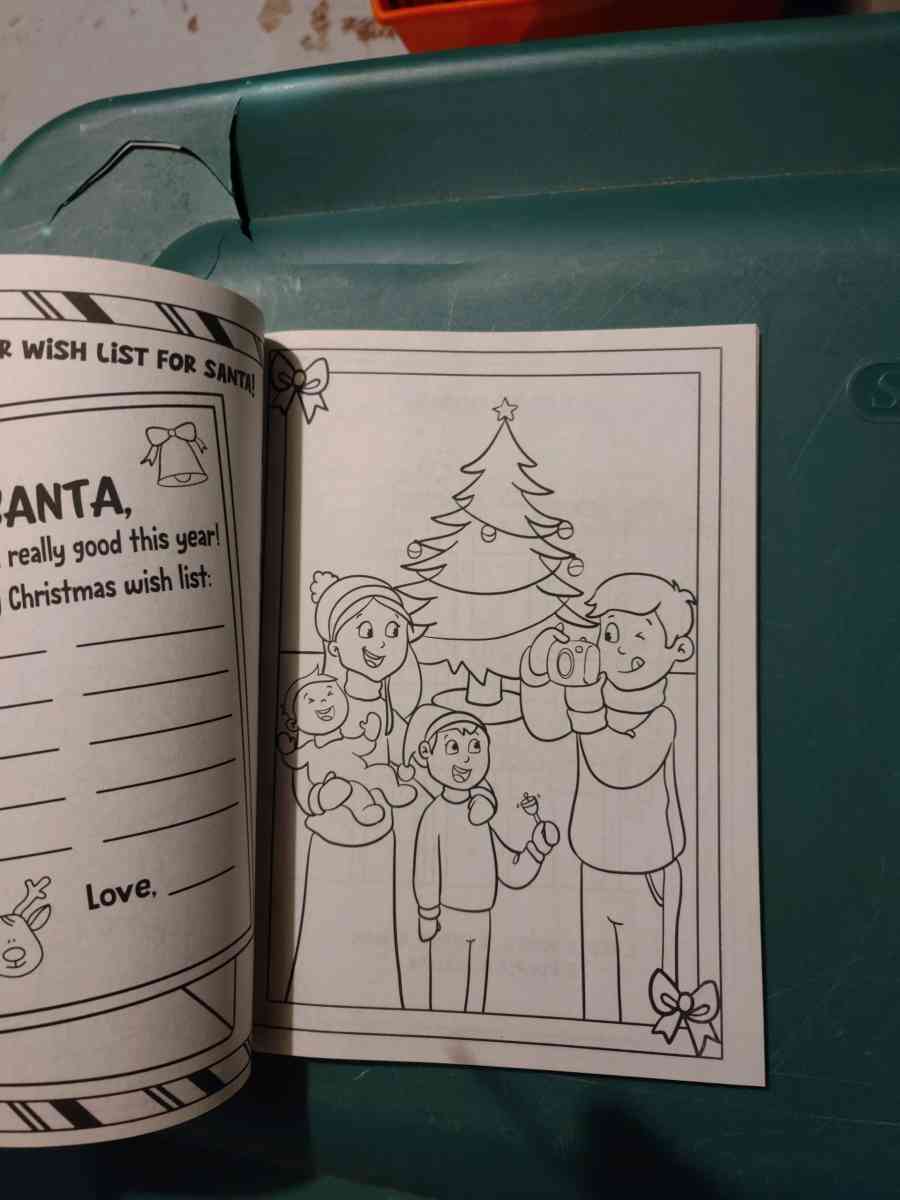 Holly Jolly activity and coloring book - Gary, Indiana - FleaMarketBay
