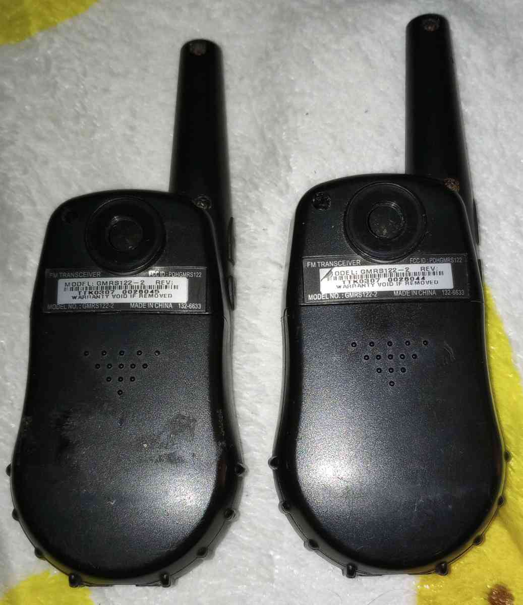 audiovox two way walkie talkies
