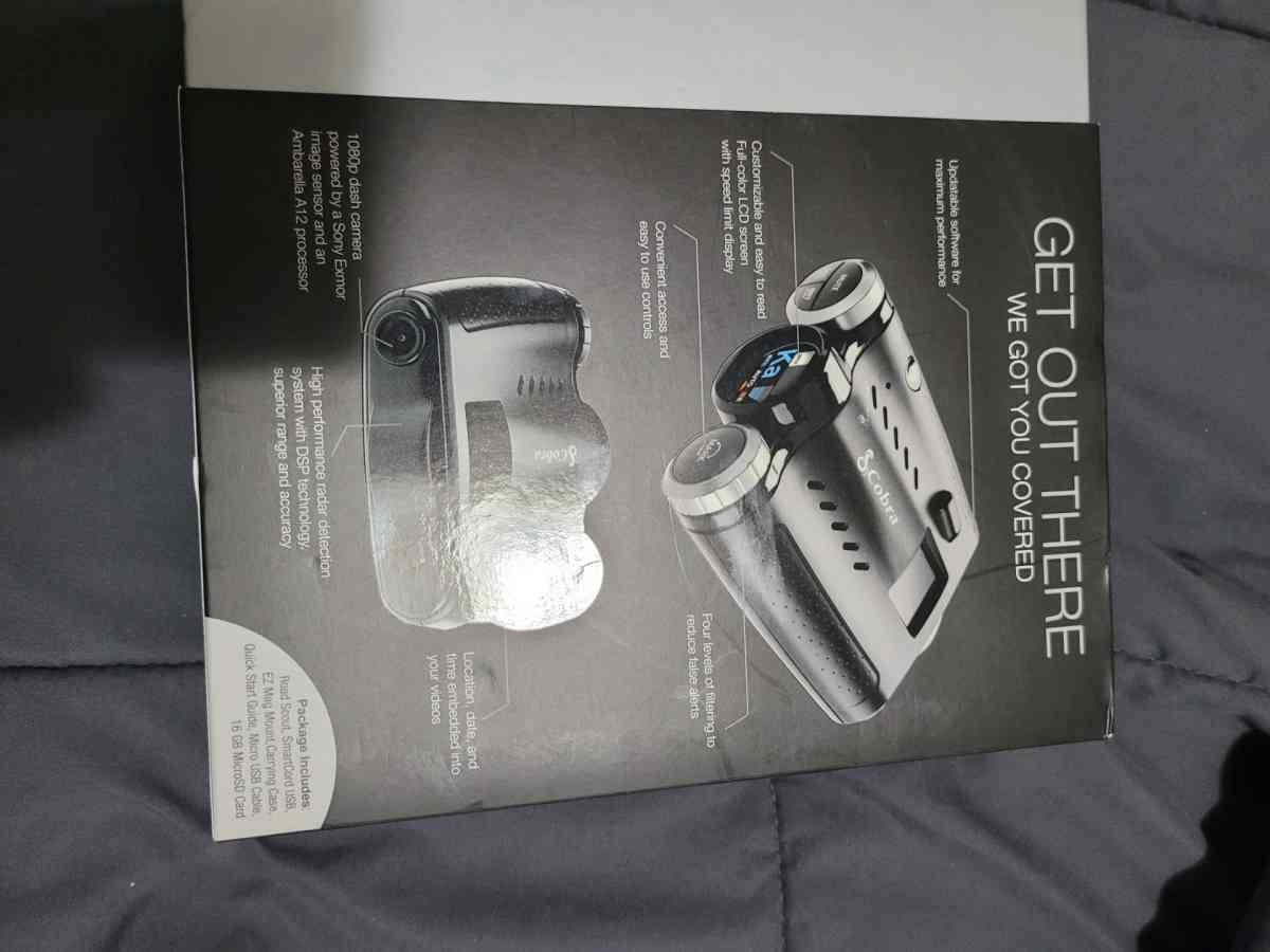 cobra  road scout radar detector and dash camera - Charlotte, North Carolina - FleaMarketBay