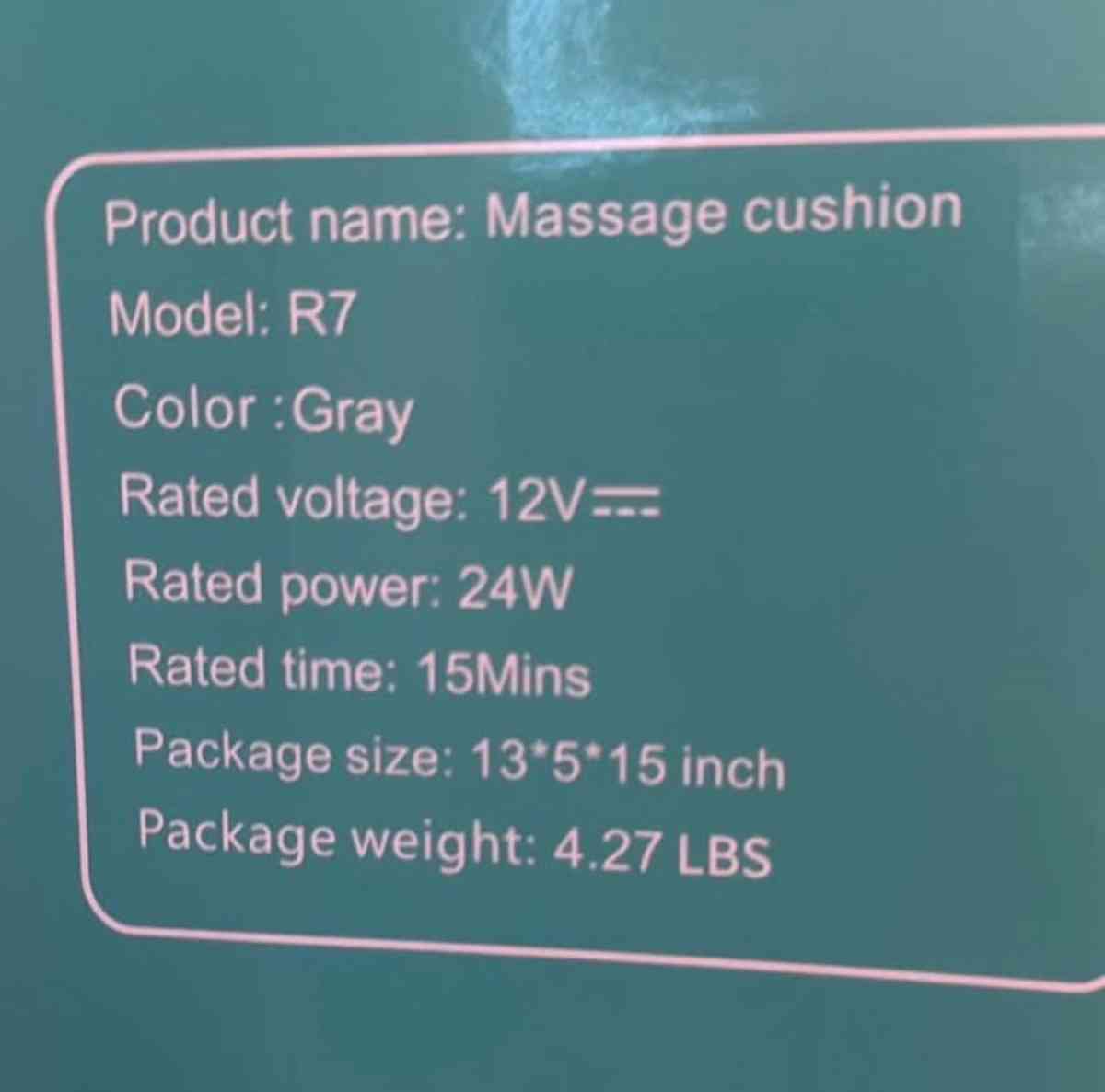 Brand new heated massager
