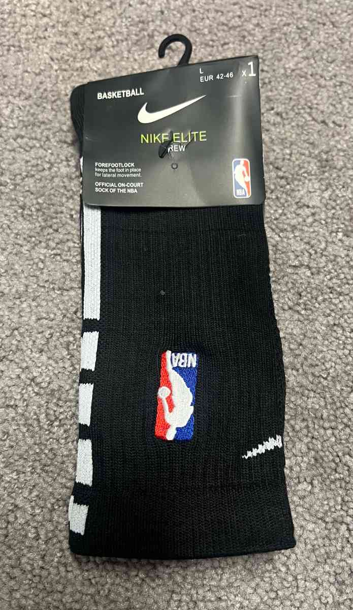 3 Nike Elite DriFit NBA Crew Socks Mens Large - Albany, New York - FleaMarketBay
