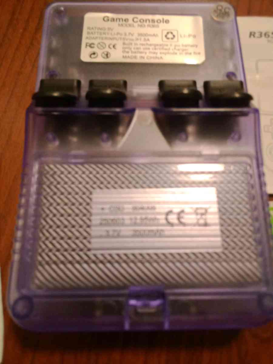R36S purple portable game