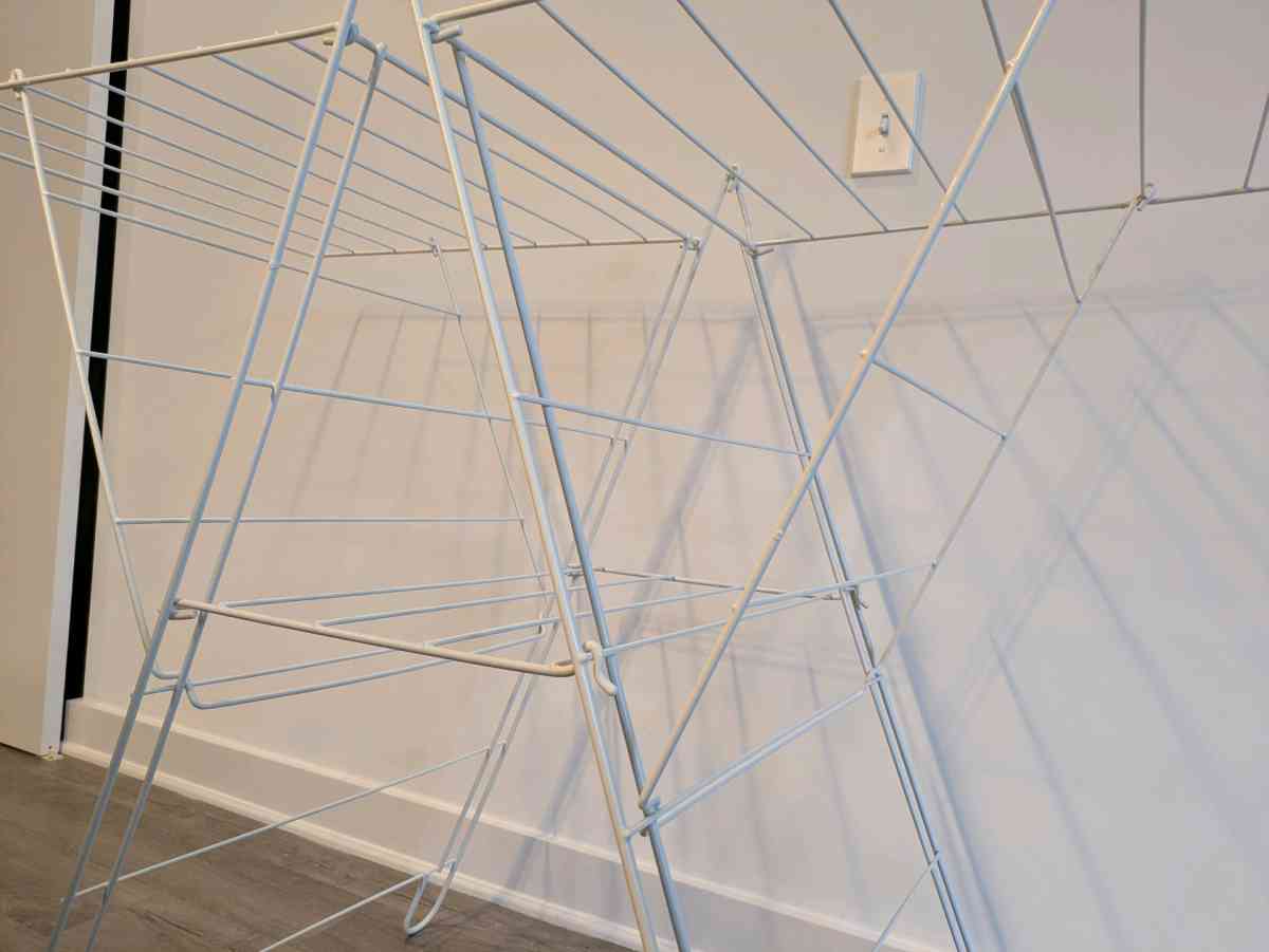 IKEA FROST White Foldable Clothes Drying Rack