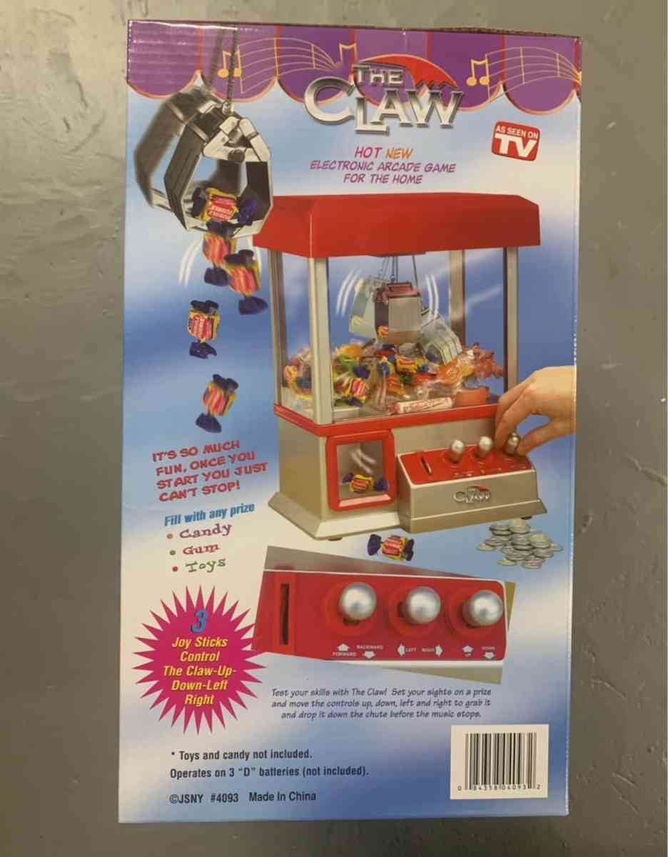 The Mini Claw Machine  SEALED NEW