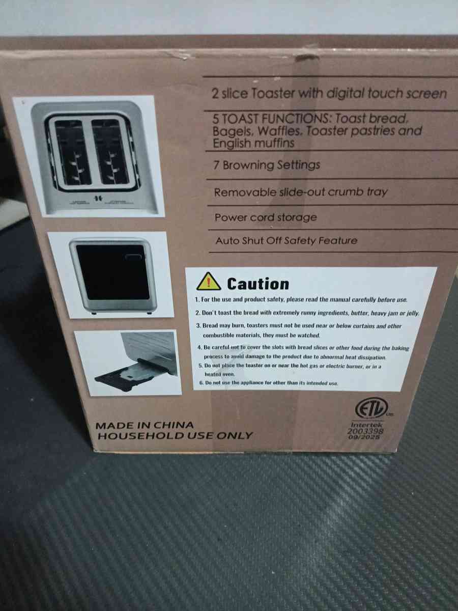 Smart Toaster Digital Touch Screen Toaster