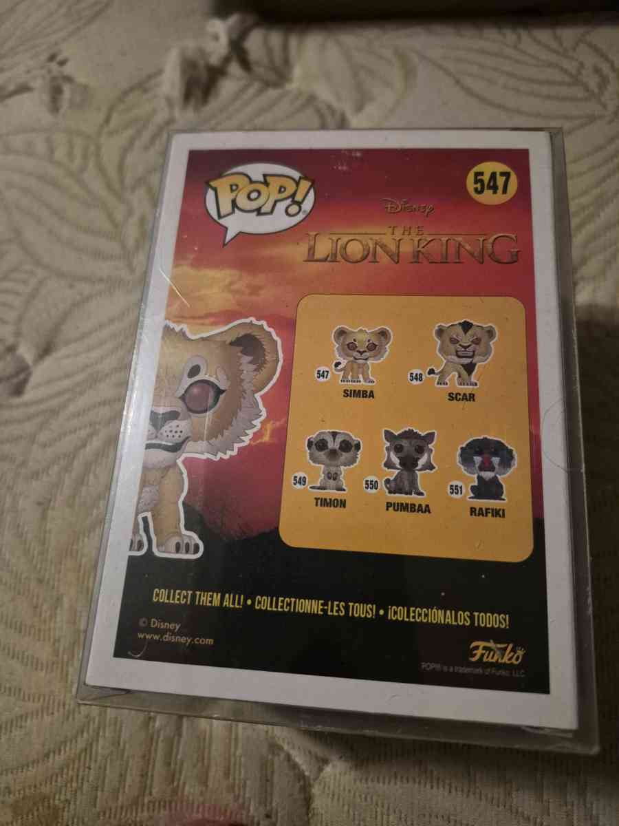 simba lion king  funko pop