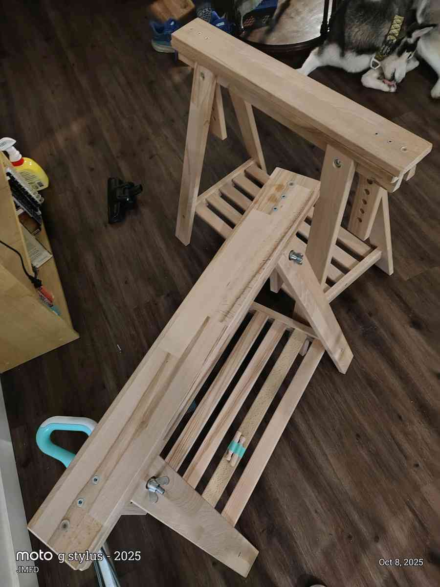 custom made saw horses